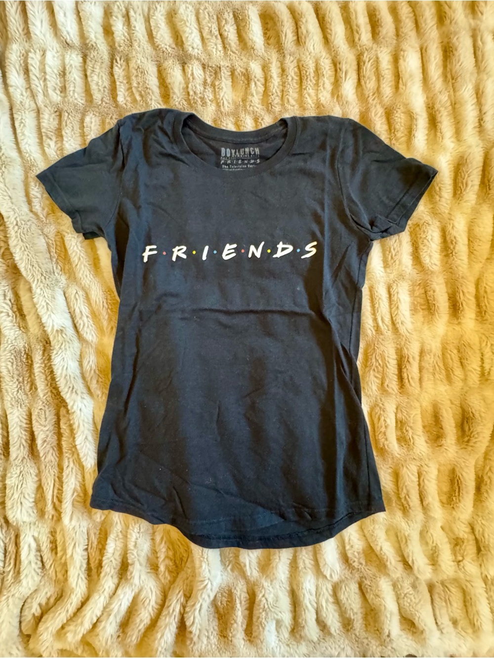 FRIENDS Logo Black Kids Tee